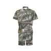 Camo Realistic Tree Forest Pattern Men's Romper