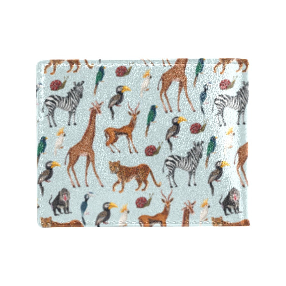 Safari Animal Print Design LKS306 Men's ID Card Wallet