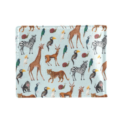 Safari Animal Print Design LKS306 Men's ID Card Wallet
