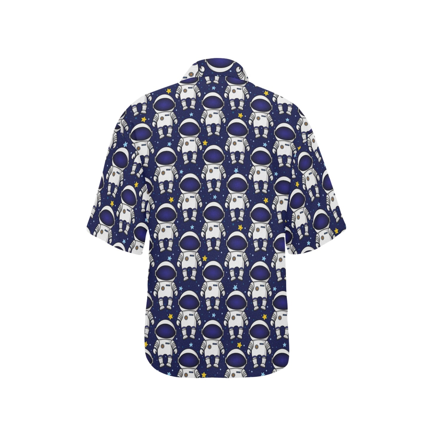 Astronaut Pattern Print Design 01 Women's Hawaiian Shirt