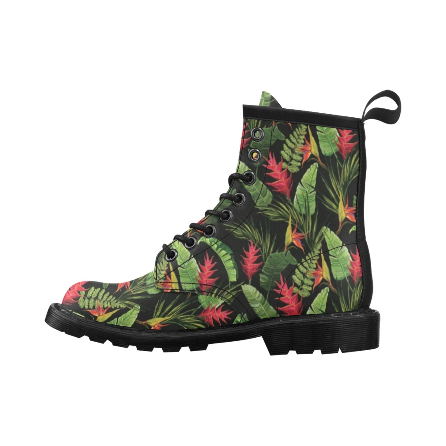 Bird Of Paradise Pattern Print Design BOP010 Women's Boots