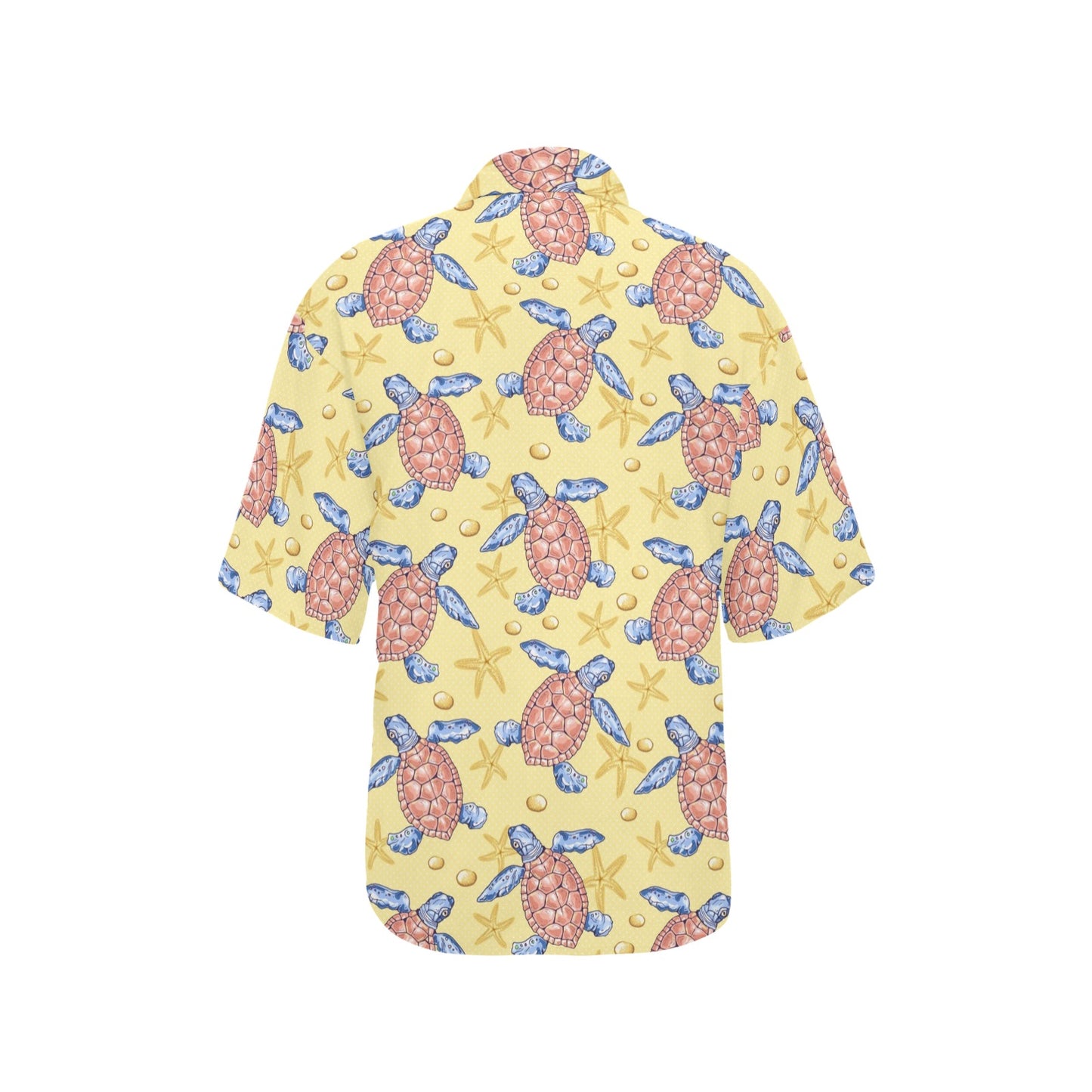 Sea Turtle Pattern Print Design T06 Women's Hawaiian Shirt