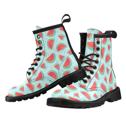 Watermelon Pattern Print Design WM03 Women's Boots