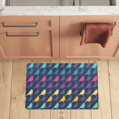 Birds Pattern Print Design 01 Kitchen Mat