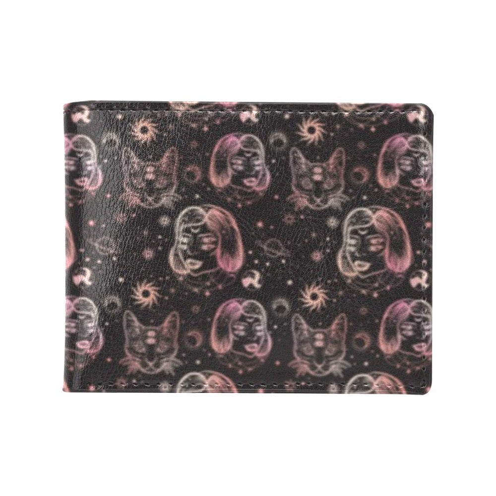 Third Eye Girl Cat Print Design LKS305 Men's ID Card Wallet