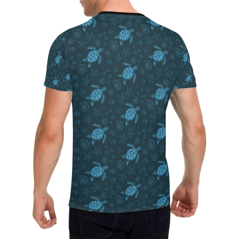 Sea Turtle Print Design LKS308 Men's All Over Print T-shirt