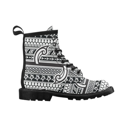 Samoan Style Print Design LKS305 Women's Boots