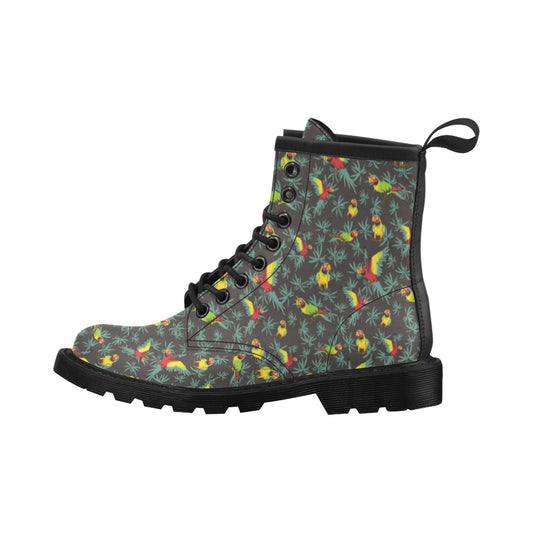 Parrot Themed Print Women's Boots