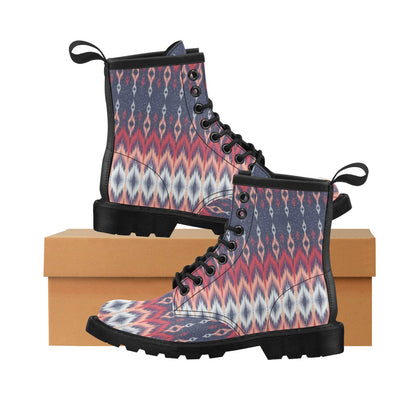 Ikat Print Design LKS401 Women's Boots