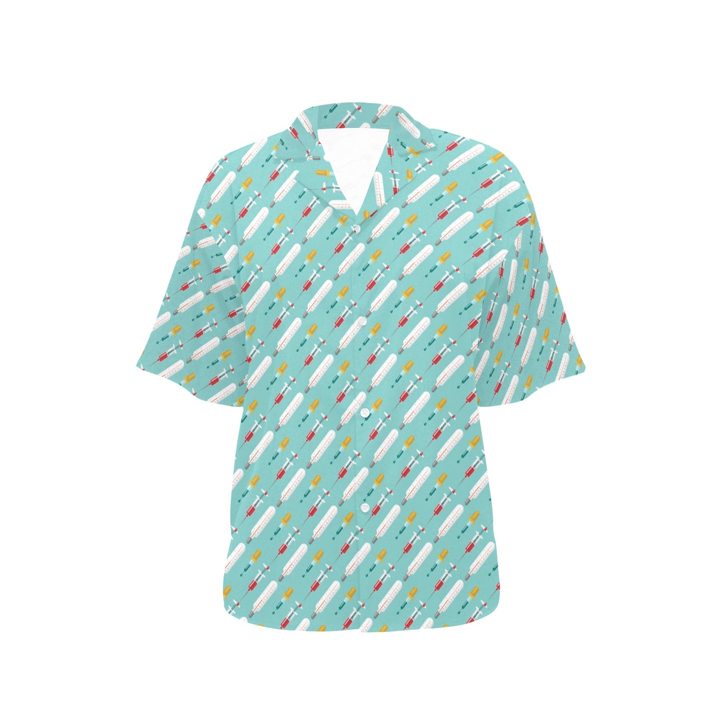 Phlebotomist Medical Print Women's Hawaiian Shirt