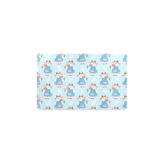 Cattle Happy Pattern Print Design 03 Kitchen Mat