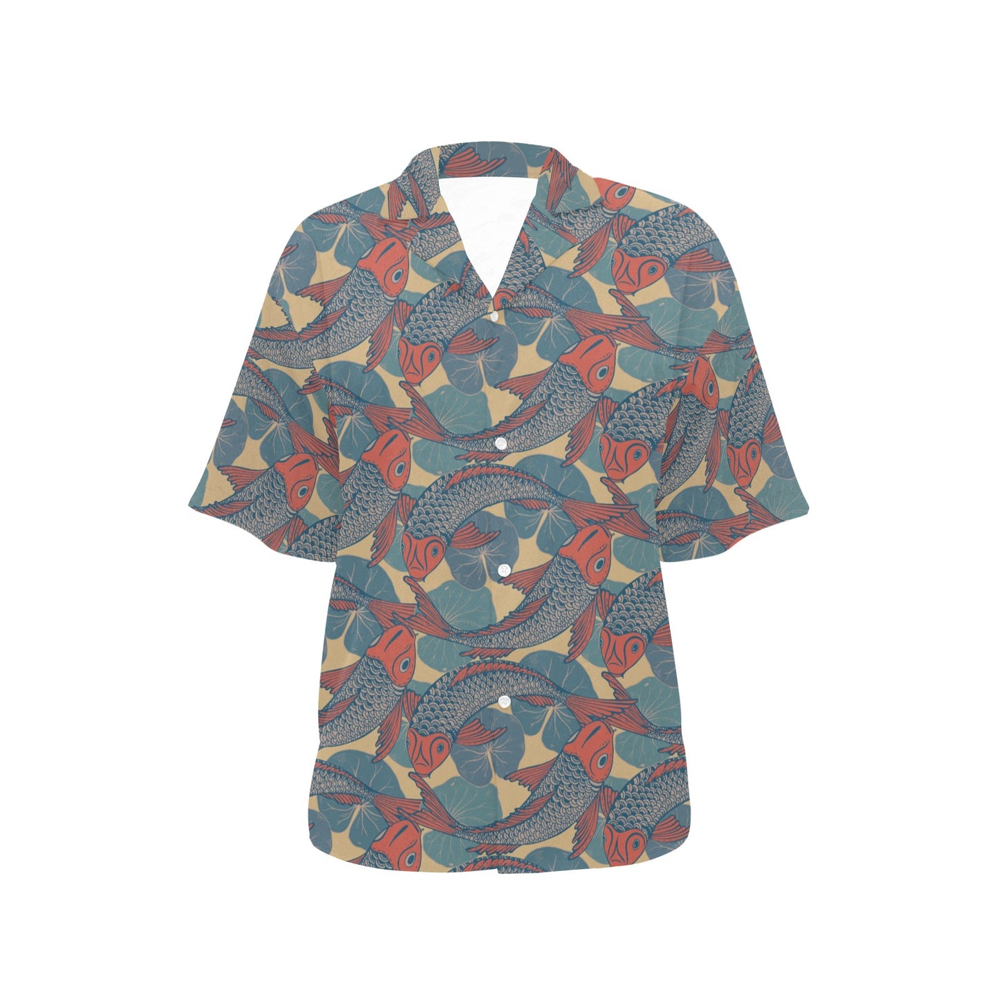 Pisces Pattern Print Design A01 Women's Hawaiian Shirt