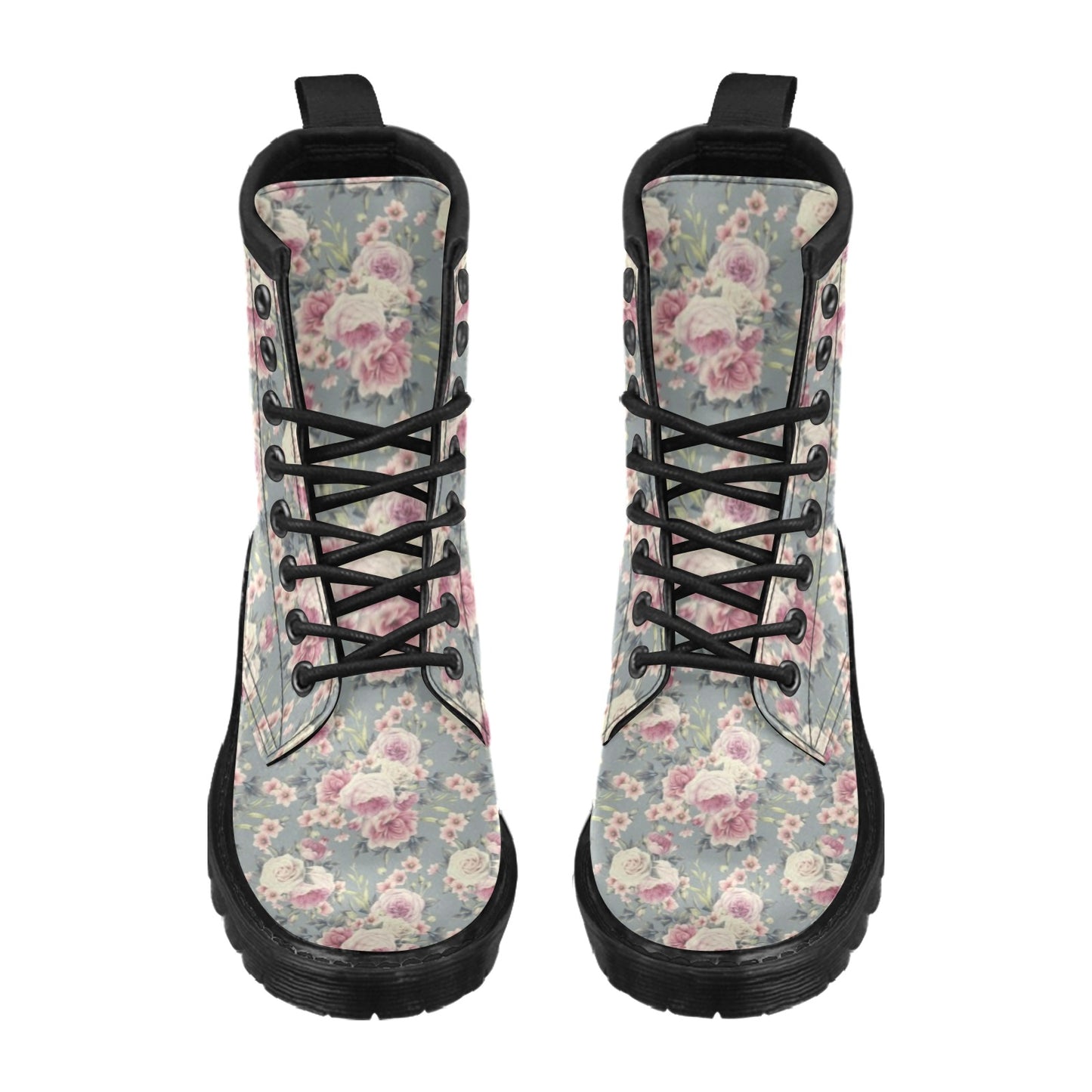 Peony Pattern Print Design PE05 Women's Boots