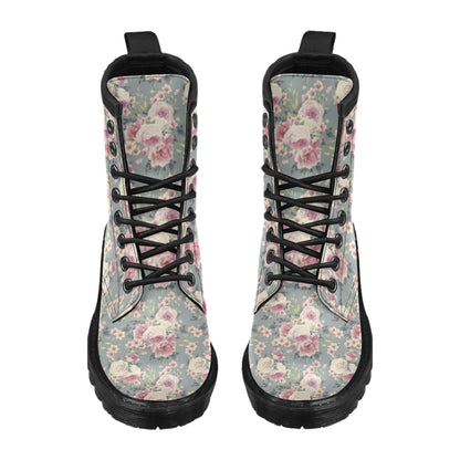 Peony Pattern Print Design PE05 Women's Boots