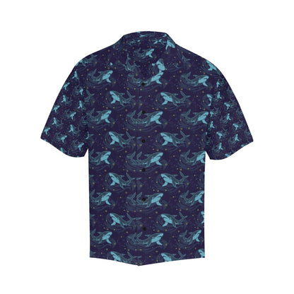 Shark Print Design LKS306 Men's Hawaiian Shirt