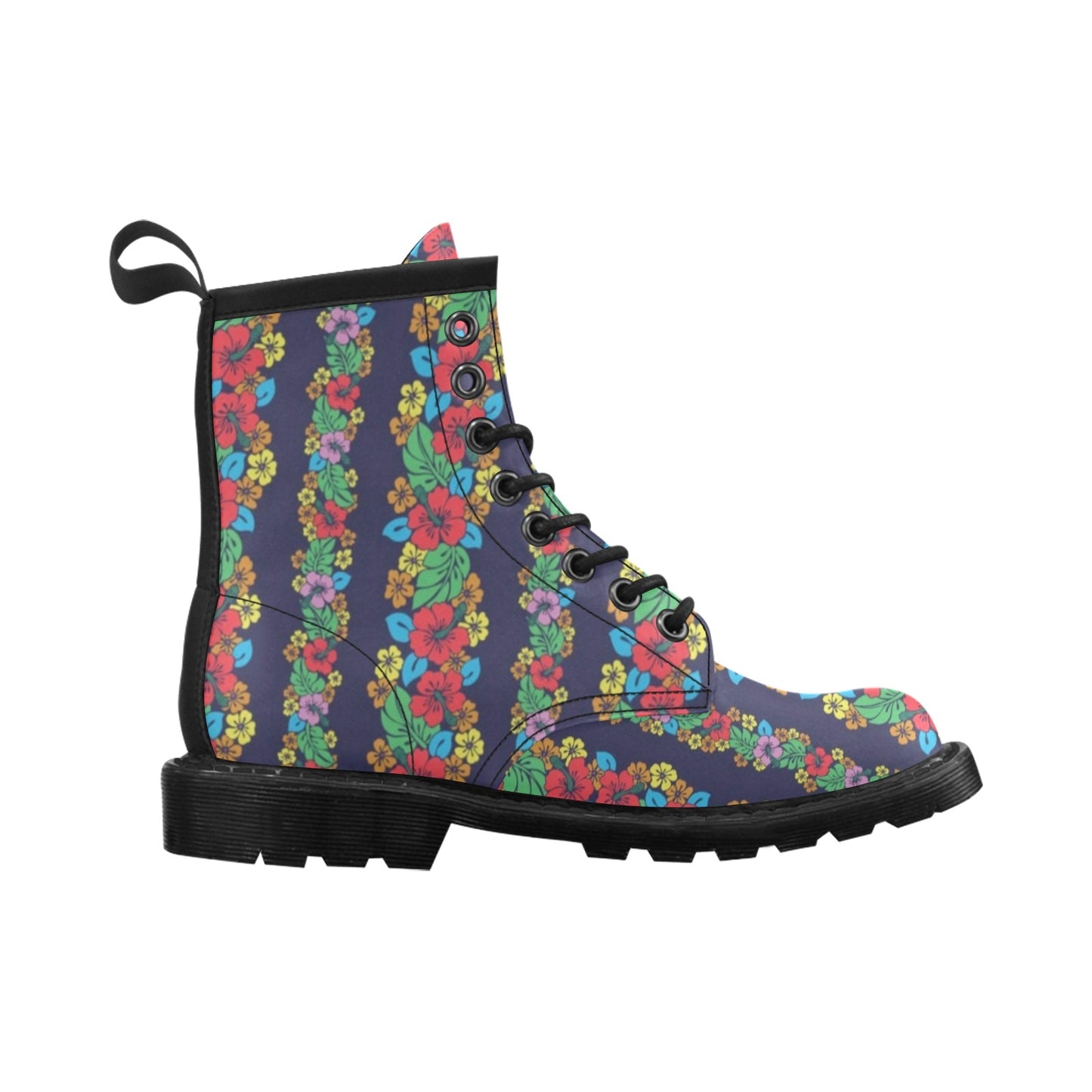 Hawaiian Themed Pattern Print Design H03 Women's Boots