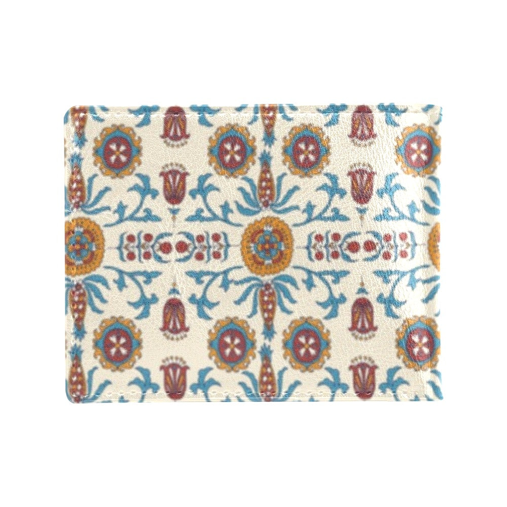 Suzani Print Design LKS301 Men's ID Card Wallet