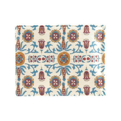 Suzani Print Design LKS301 Men's ID Card Wallet
