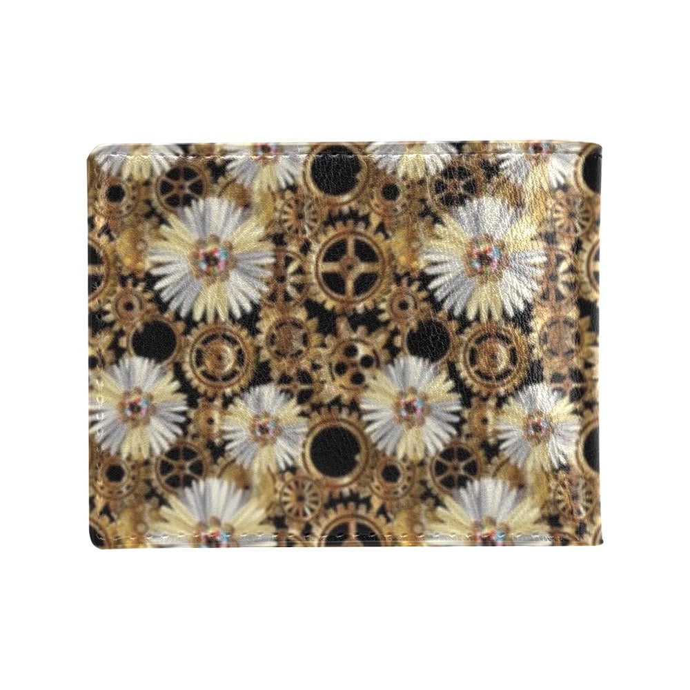 Steampunk Print Design LKS305 Men's ID Card Wallet
