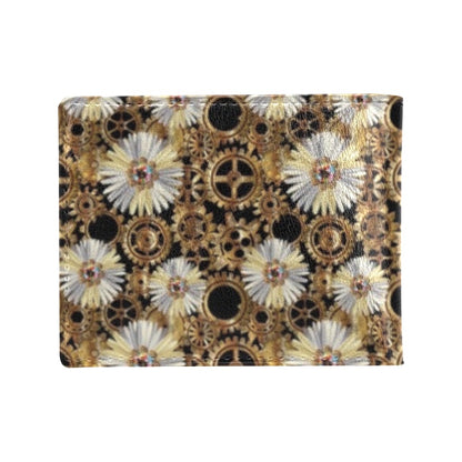 Steampunk Print Design LKS305 Men's ID Card Wallet