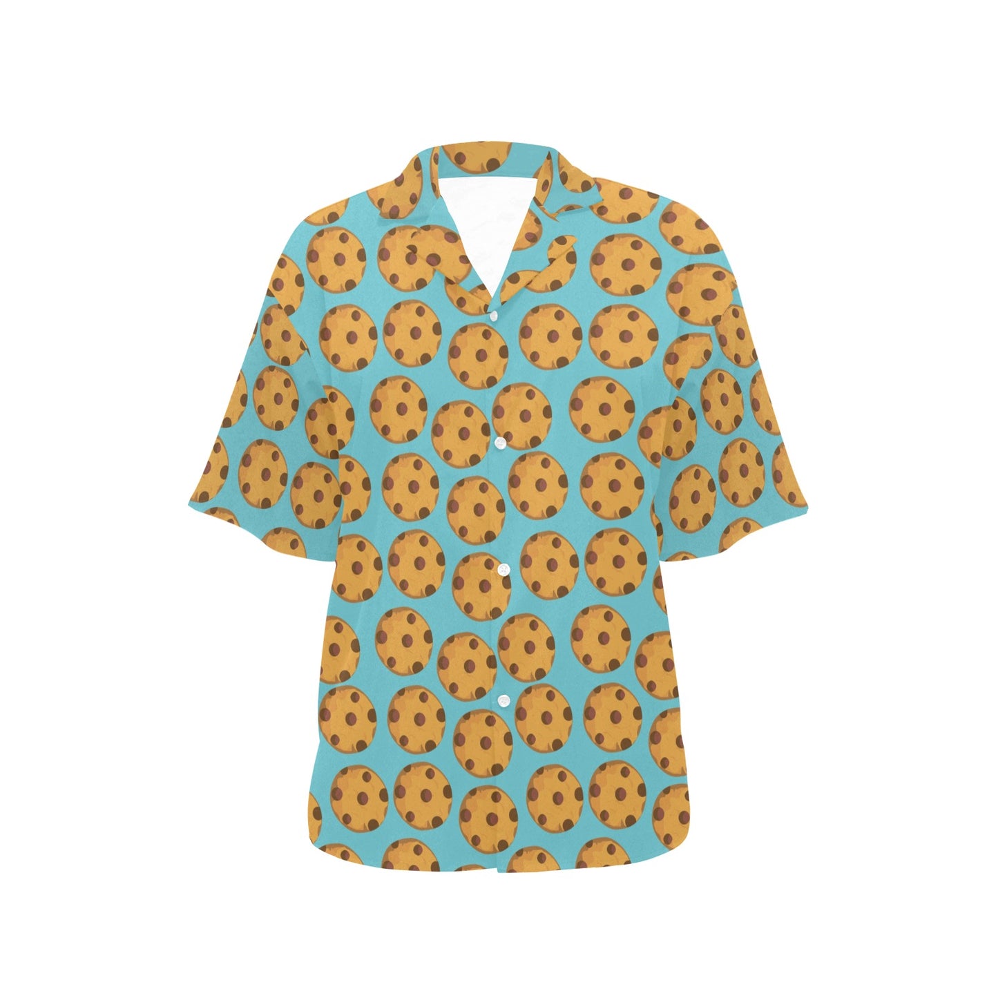 Cookie Pattern Print Design 01 Women's Hawaiian Shirt