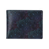 Boho Floral Mandala Men's ID Card Wallet