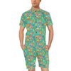 Camping Camper Pattern Print Design 05 Men's Romper