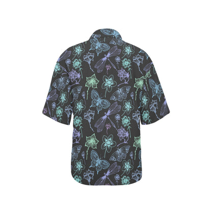 Butterfly Dragonfly Women's Hawaiian Shirt