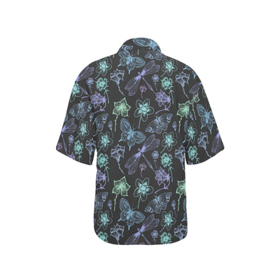 Butterfly Dragonfly Women's Hawaiian Shirt