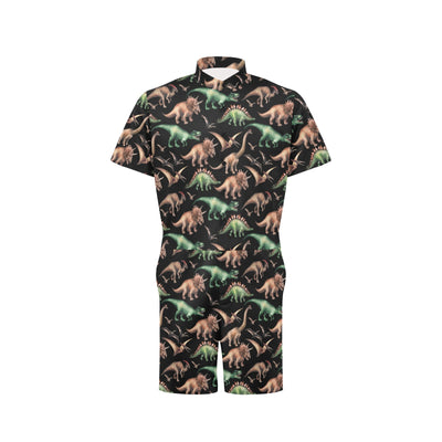 Dinosaur Print Pattern Men's Romper