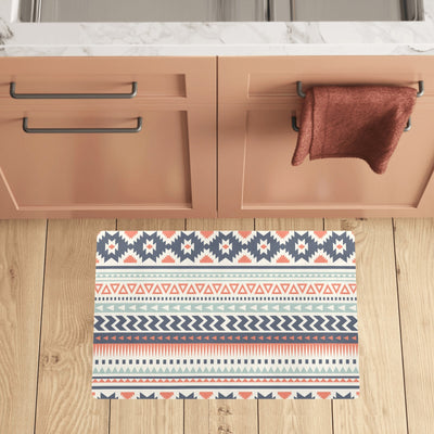 Tribal Aztec vintage pattern Kitchen Mat