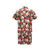 Skull Red Rose Men's Romper