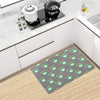 Alien Pattern Print Design 02 Kitchen Mat