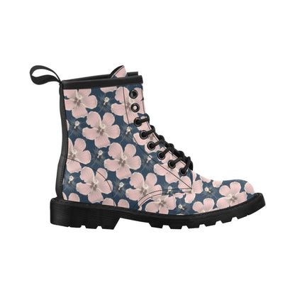 Plumeria Pattern Print Design PM018 Women's Boots