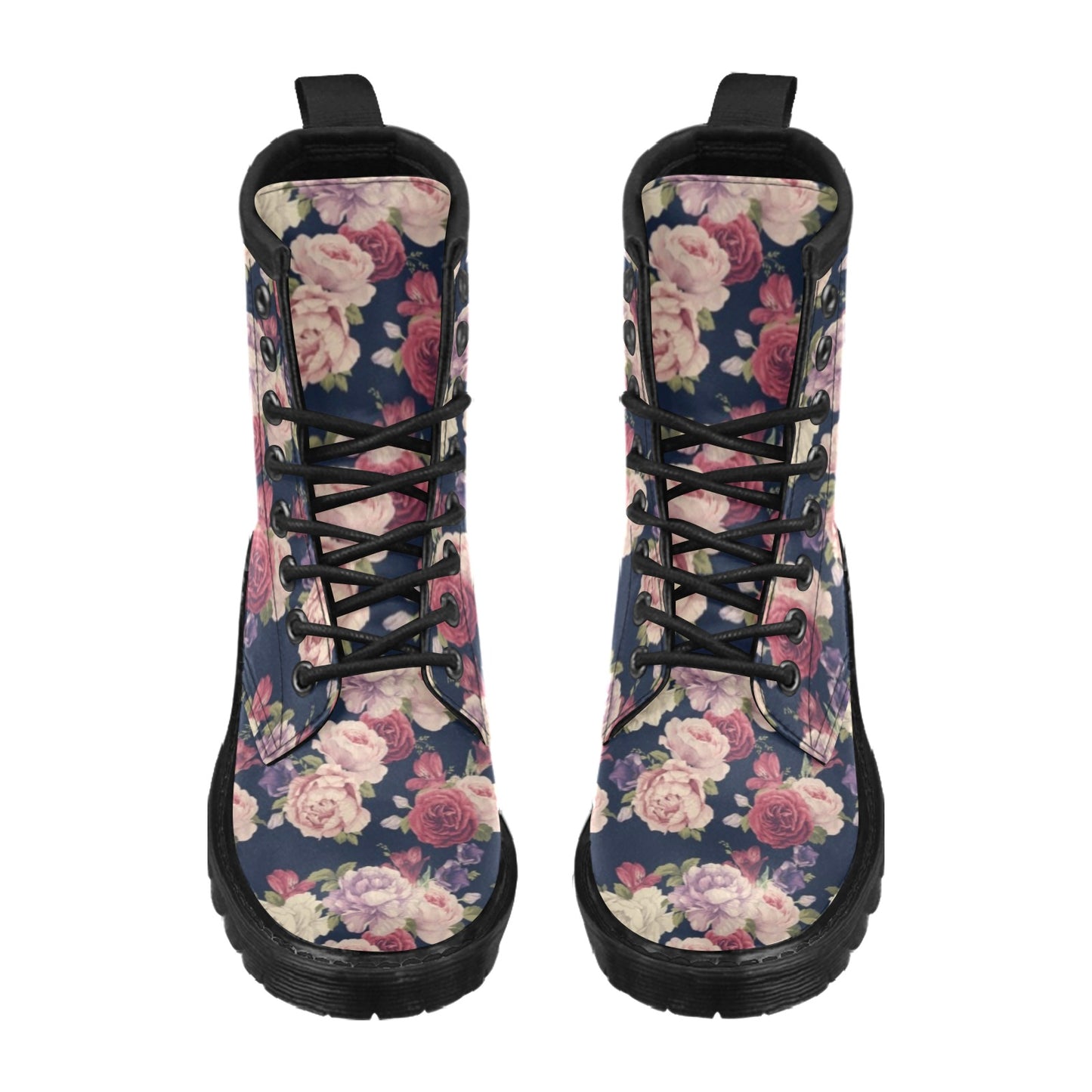 Peony Pattern Print Design PE03 Women's Boots