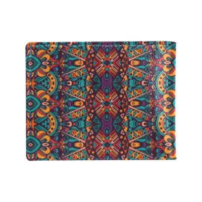 Ethnic Style Print Pattern Men's ID Card Wallet