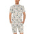 Bear Pattern Print Design 05 Men's Romper