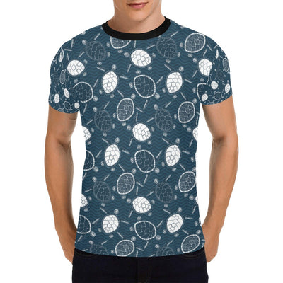 Sea Turtle Print Design LKS3015 Men's All Over Print T-shirt