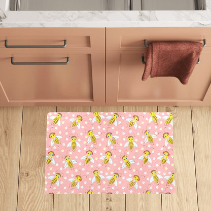 Bee Pattern Print Design BEE07 Kitchen Mat