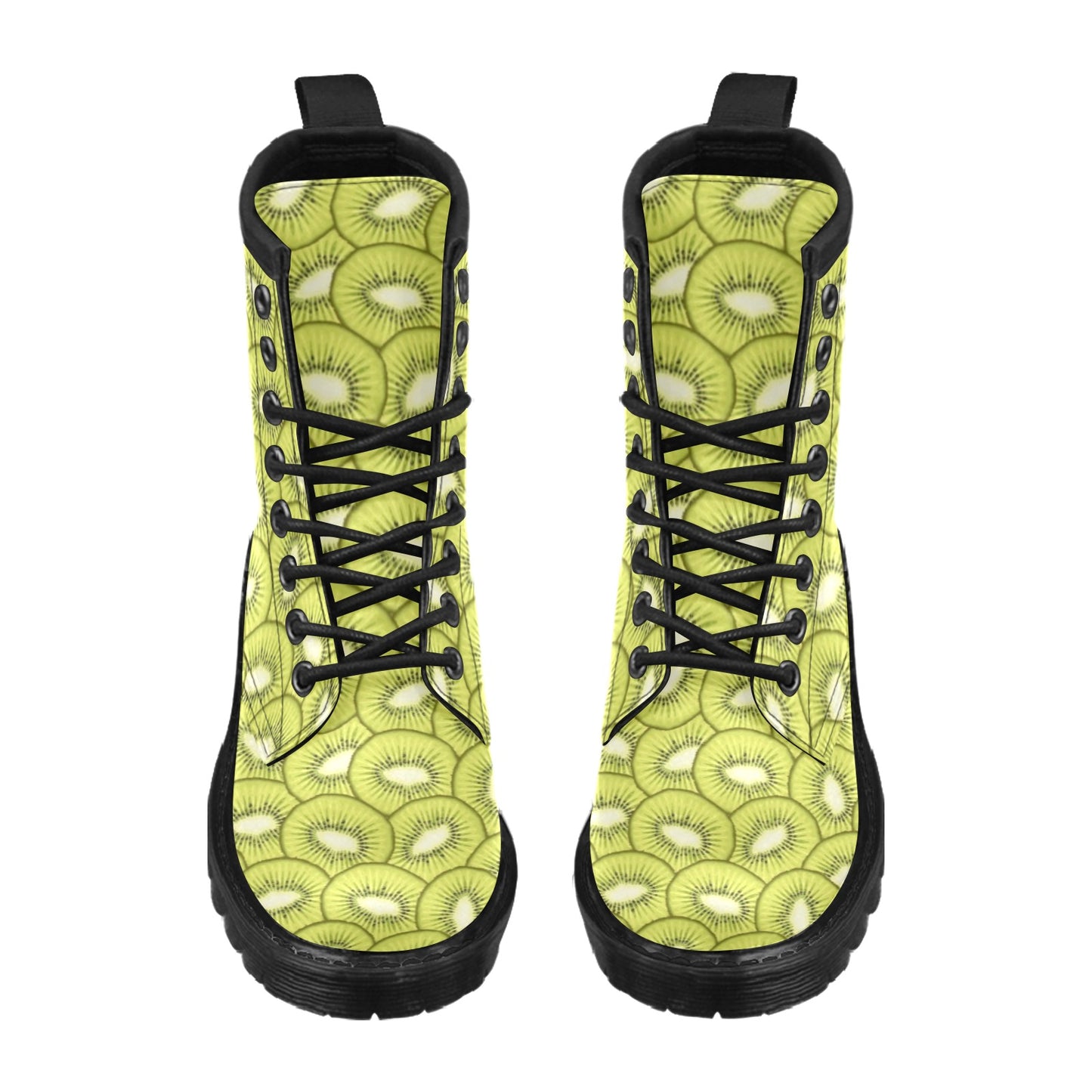 Kiwi Pattern Print Design KW07 Women's Boots