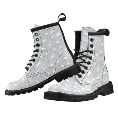Scottish Terriers Print Design LKS3011 Women's Boots