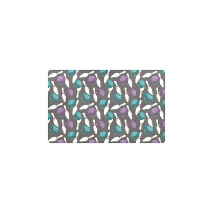 Bowling Pattern Print Design 03 Kitchen Mat
