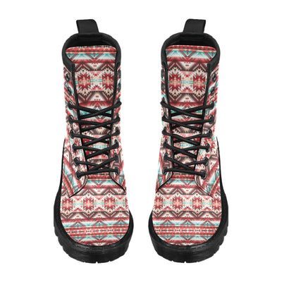 Aztec Western Style Print Pattern Women's Boots