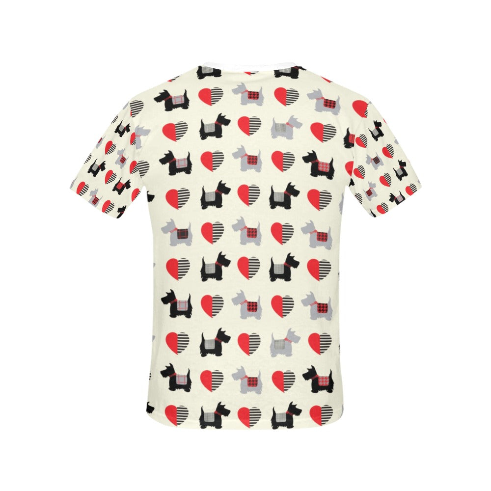 Scottish Terriers Print Design LKS3010 Women's  T-shirt