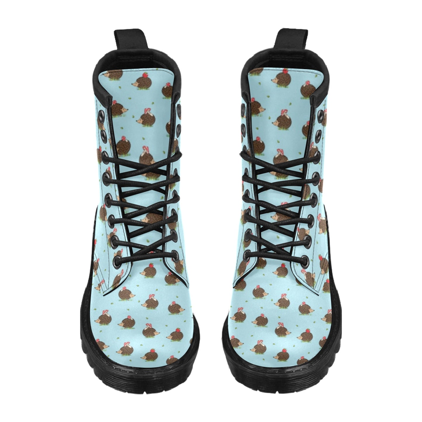 Hedgehog Print Design LKS402 Women's Boots