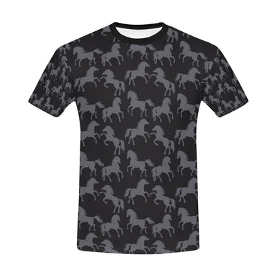 Horse Print Design LKS305 Men's All Over Print T-shirt