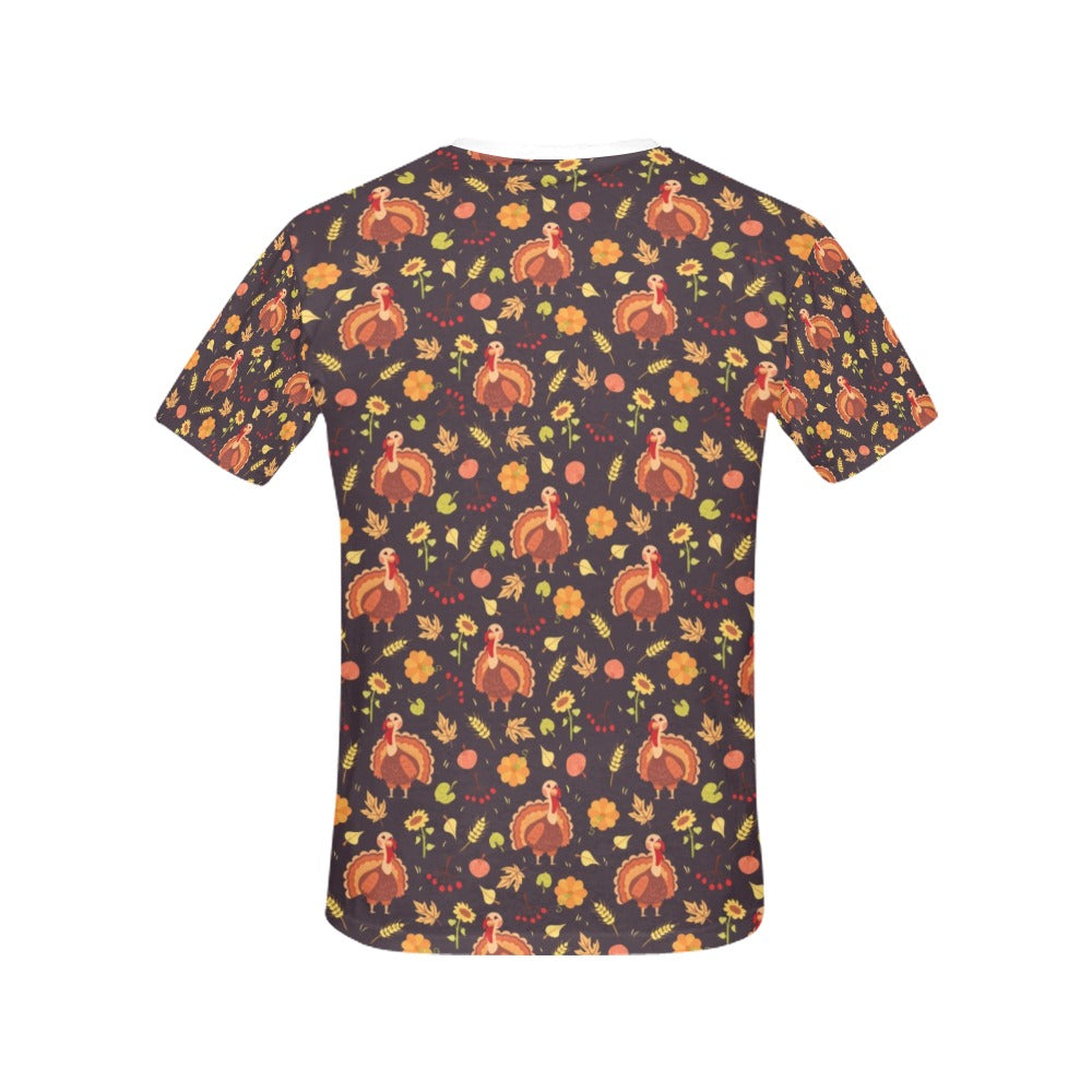 Thanksgiving Print Design LKS305 Women's  T-shirt