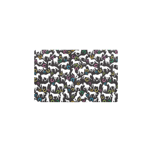 Horse Hoof Colorful Print Design LKS301 Kitchen Mat