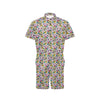 Sugar Skull Print Design LKS307 Men's Romper