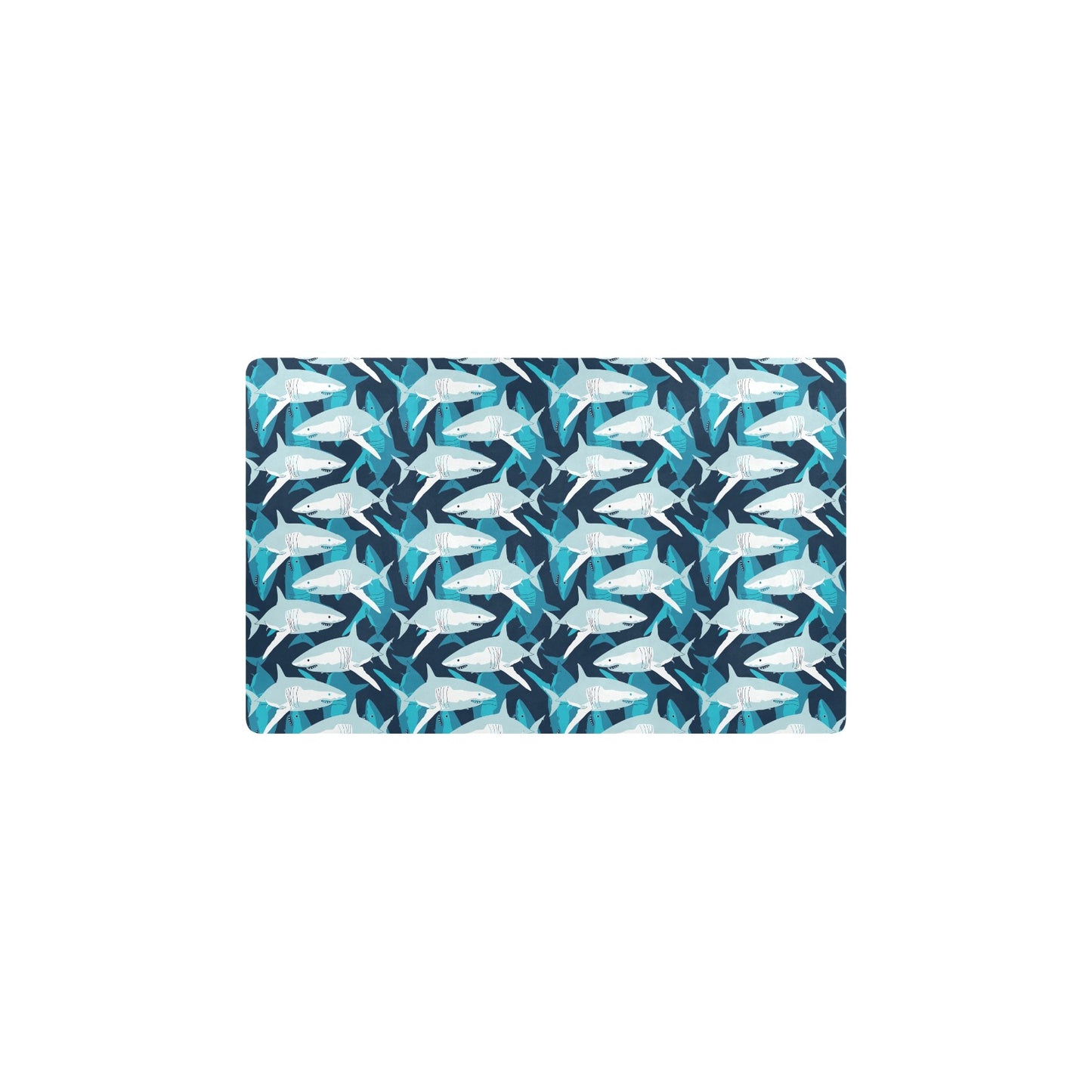 Shark Design Print Kitchen Mat